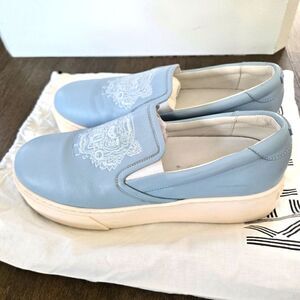 Kenzo Womens Leather Logo shoes sneaker size 39